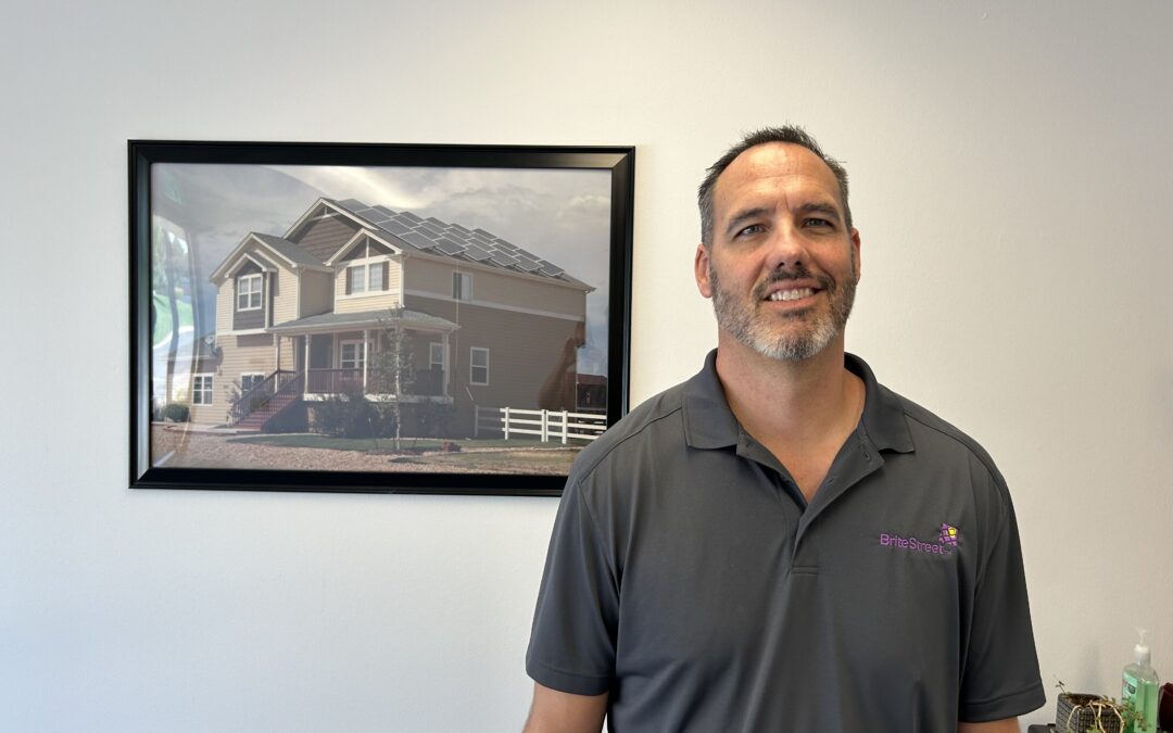 Chriss Fenner, BriteStreet Solar's Director of Sales Solar Panel Installation Denver